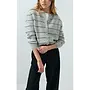 CARDIGAN RAYÉ AVEC CORDON