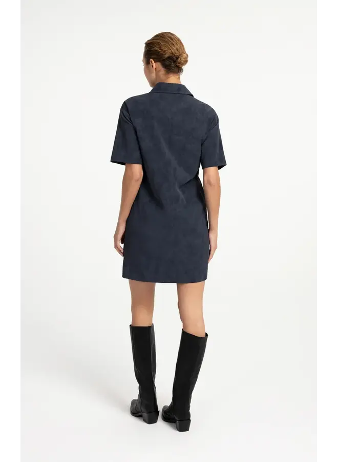 ROBE SUEDINE NOIR