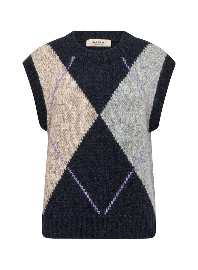 VESTE TRICOT JENNINE LOSANGES
