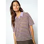 POLO MILVI VIOLET/RAYURES