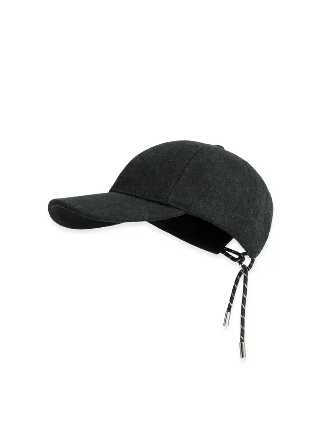 CASQUETTE LAINE NOIRE