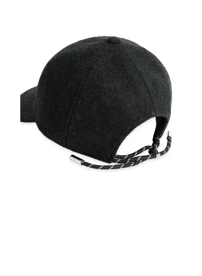 CASQUETTE LAINE NOIRE