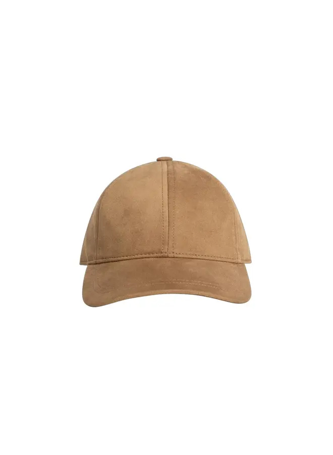 CASQUETTE SUEDE BRUNE
