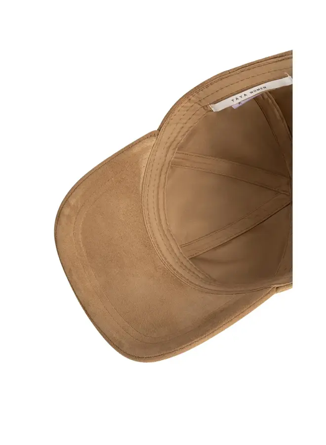 CASQUETTE SUEDE BRUNE