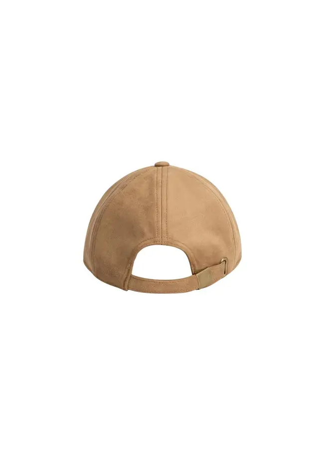 CASQUETTE SUEDE BRUNE