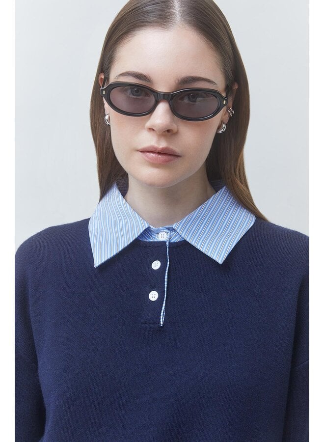 PULL PAULIN BLEU NUIT
