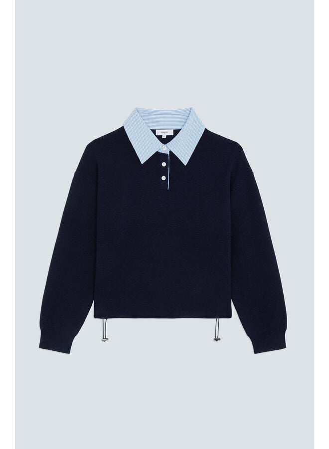 PULL PAULIN BLEU NUIT