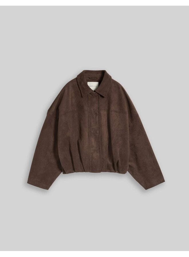JACKET SUEDE BALLON
