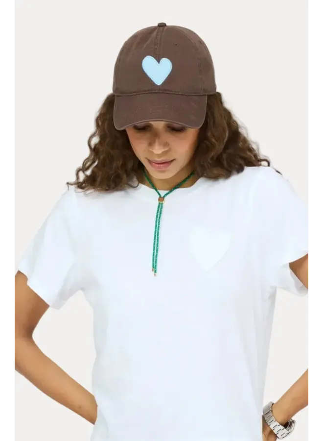 CASQUETTE IMPERFECT HEART COCOA