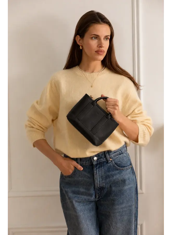 MINI SAC CABAS NOIR