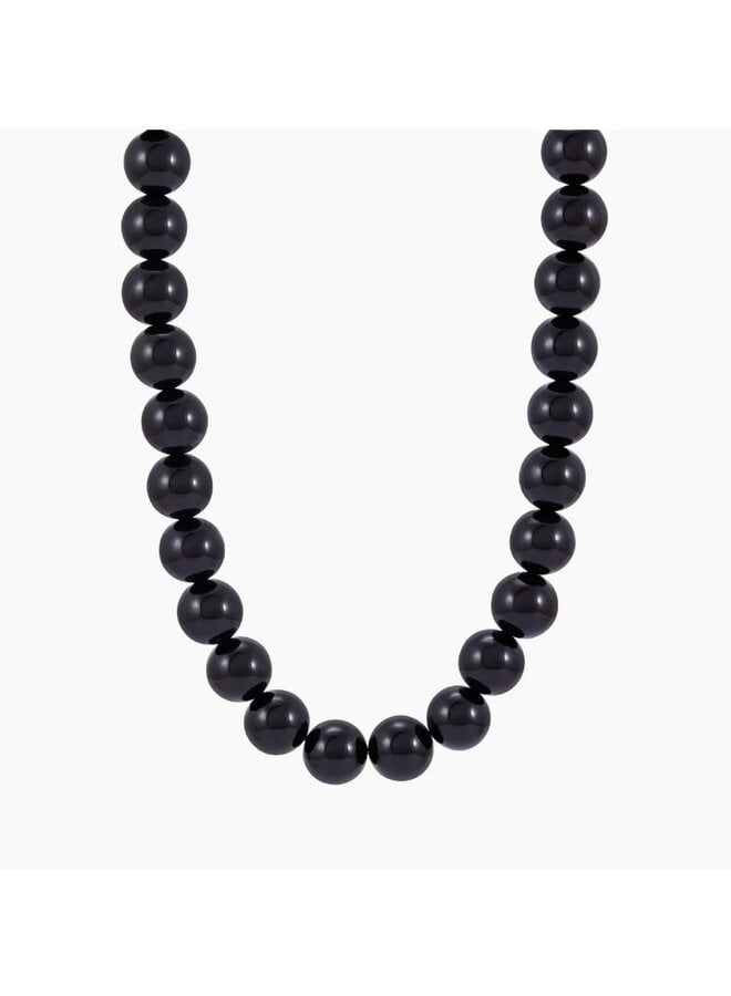 COLLIER POÈME ONYX NOIR