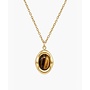COLLIER MIEL TIGER EYE DORÉ