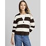 CARDIGAN RAYÉ BRUN BLANC