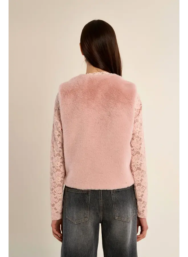 VESTE P1716 ROSE