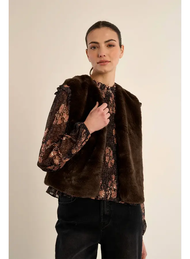 VESTE P1716 CHOCOLAT
