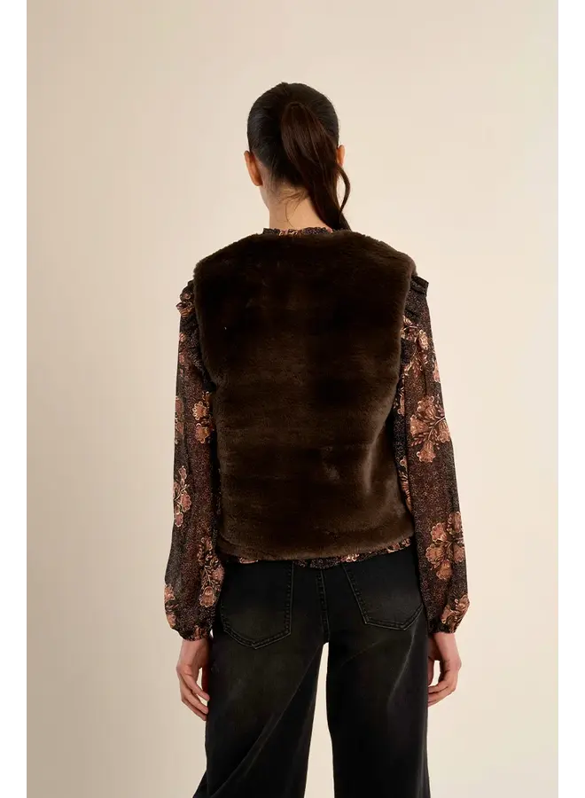 VESTE P1716 CHOCOLAT