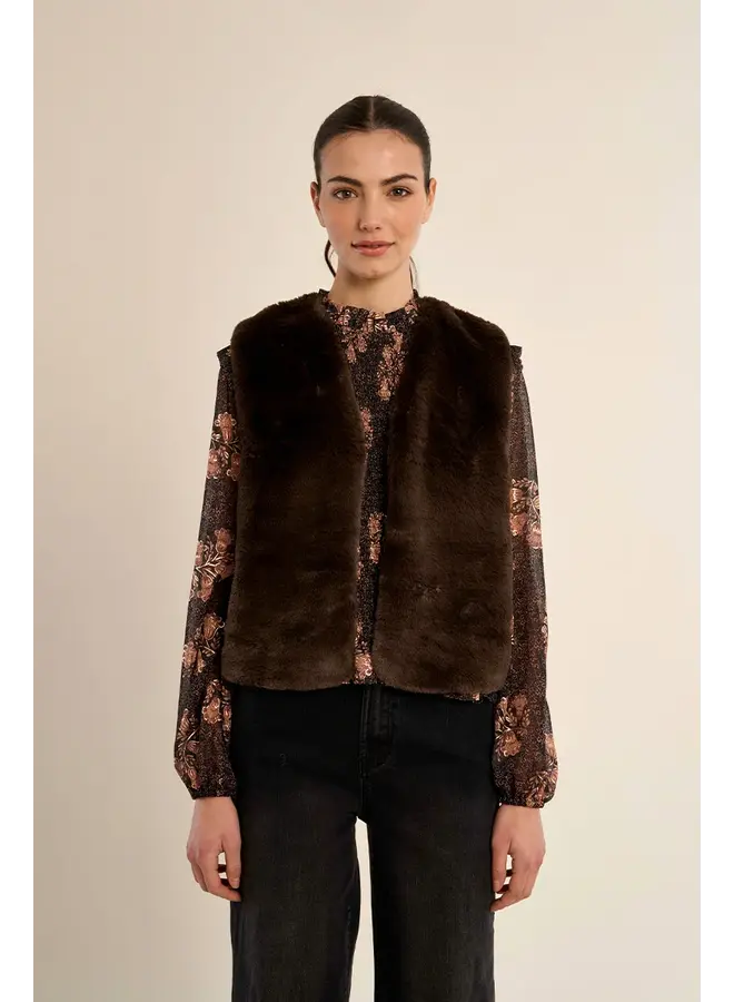 VESTE P1716 CHOCOLAT
