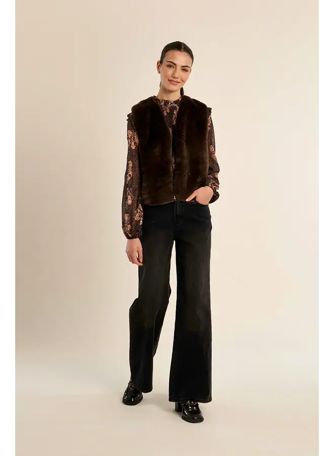 VESTE P1716 CHOCOLAT
