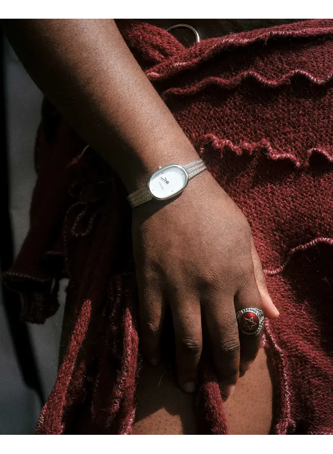 MONTRE JANE SILVER/PEARL