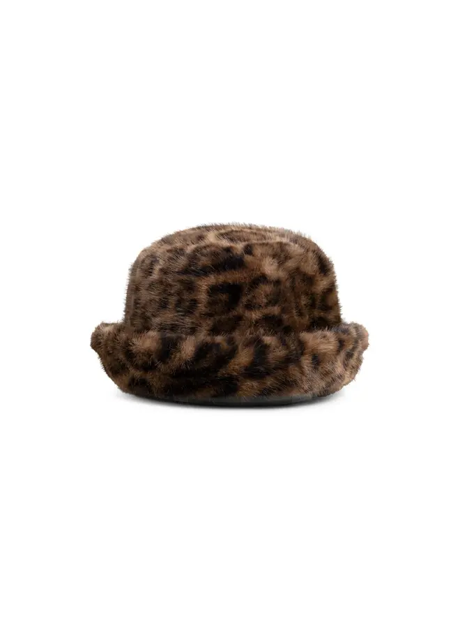 CHAPEAU FOURRURE LÉOPARD