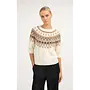 PULL NORDIQUE JACQUARD BEIGE
