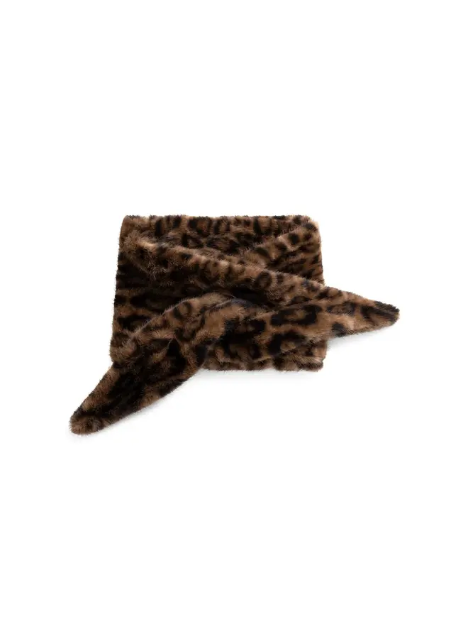 FOULARD FOURRURE LÉOPARD