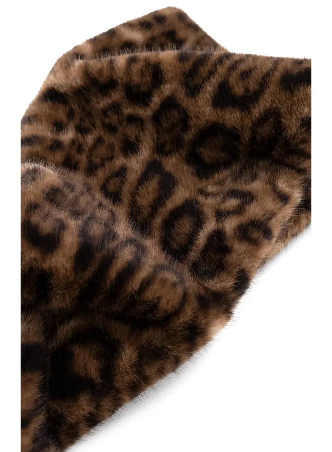 FOULARD FOURRURE LÉOPARD