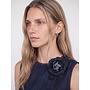 BROCHE FLEUR DENIM