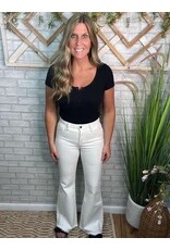 Perfect Flare White Jeans