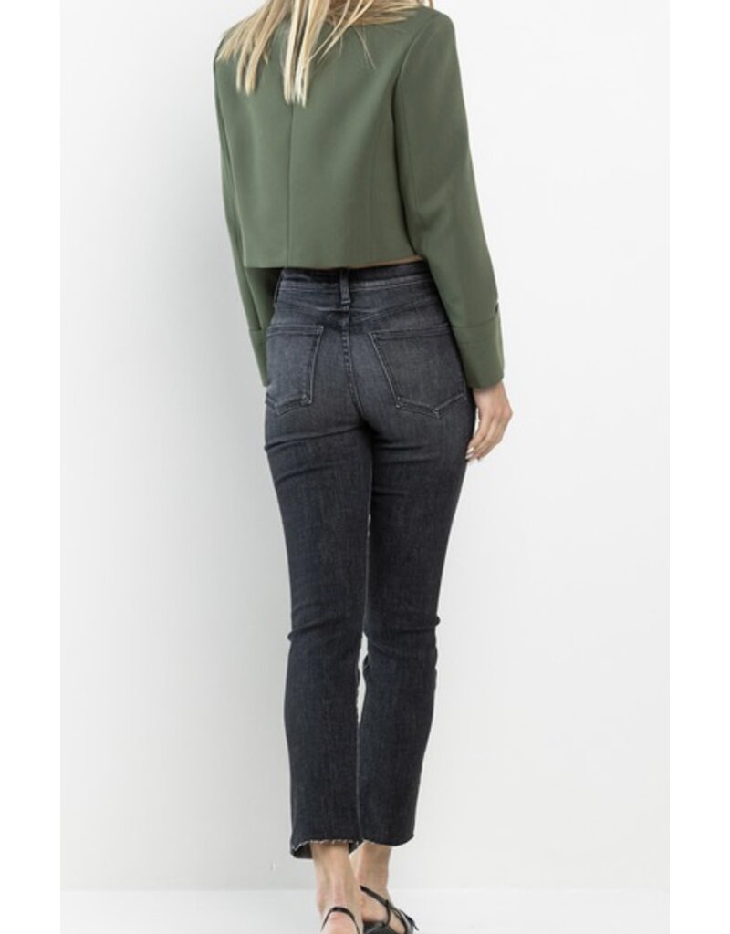 High Rise Stretch Slim Jean