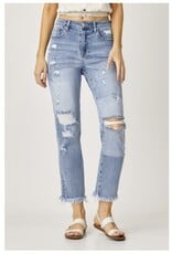 High Rise Straight Blue Jean