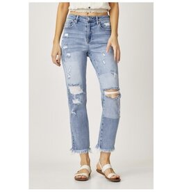 High Rise Straight Blue Jean