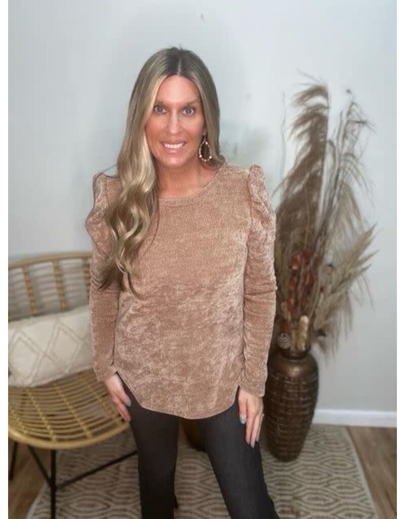 Chenille Lush Top