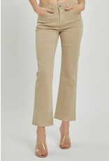 High Rise Crop Straight Jean