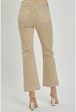 High Rise Crop Straight Jean