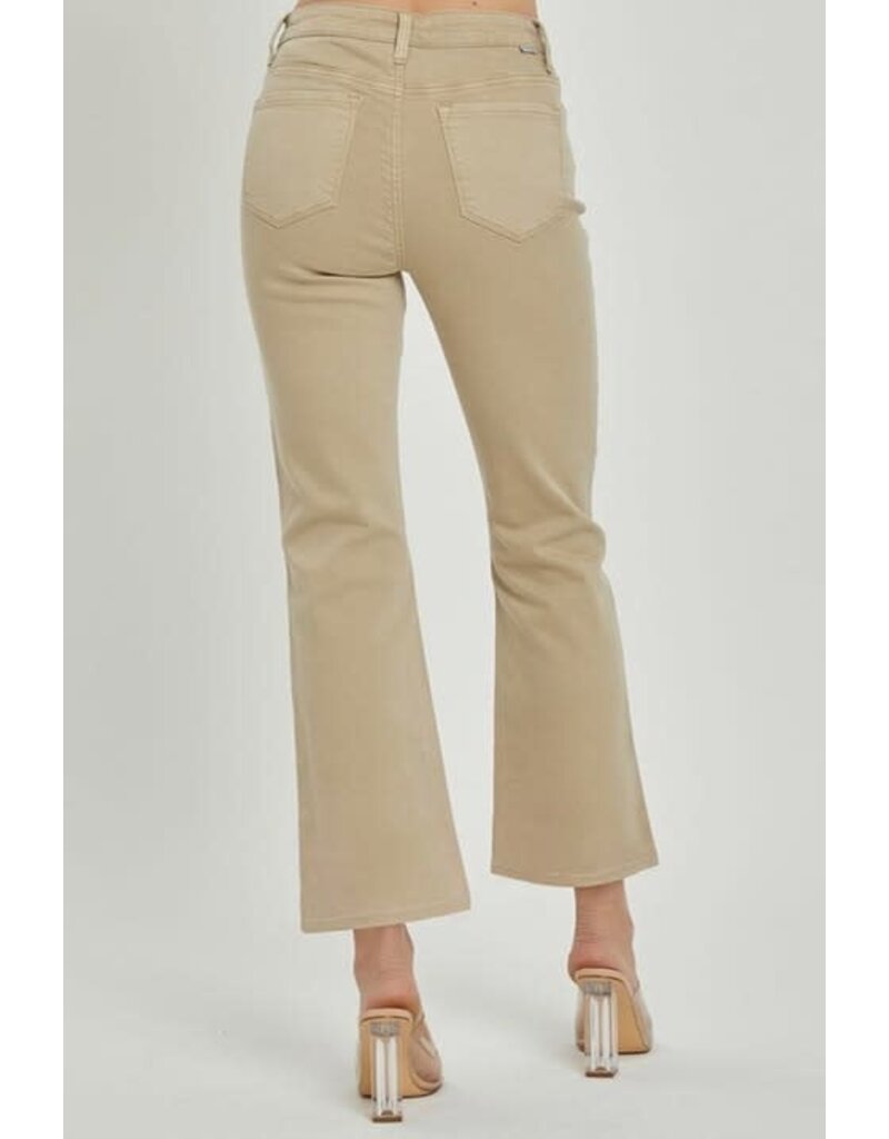 High Rise Crop Straight Jean