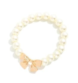 Sweet Pearl Bow Bracelet