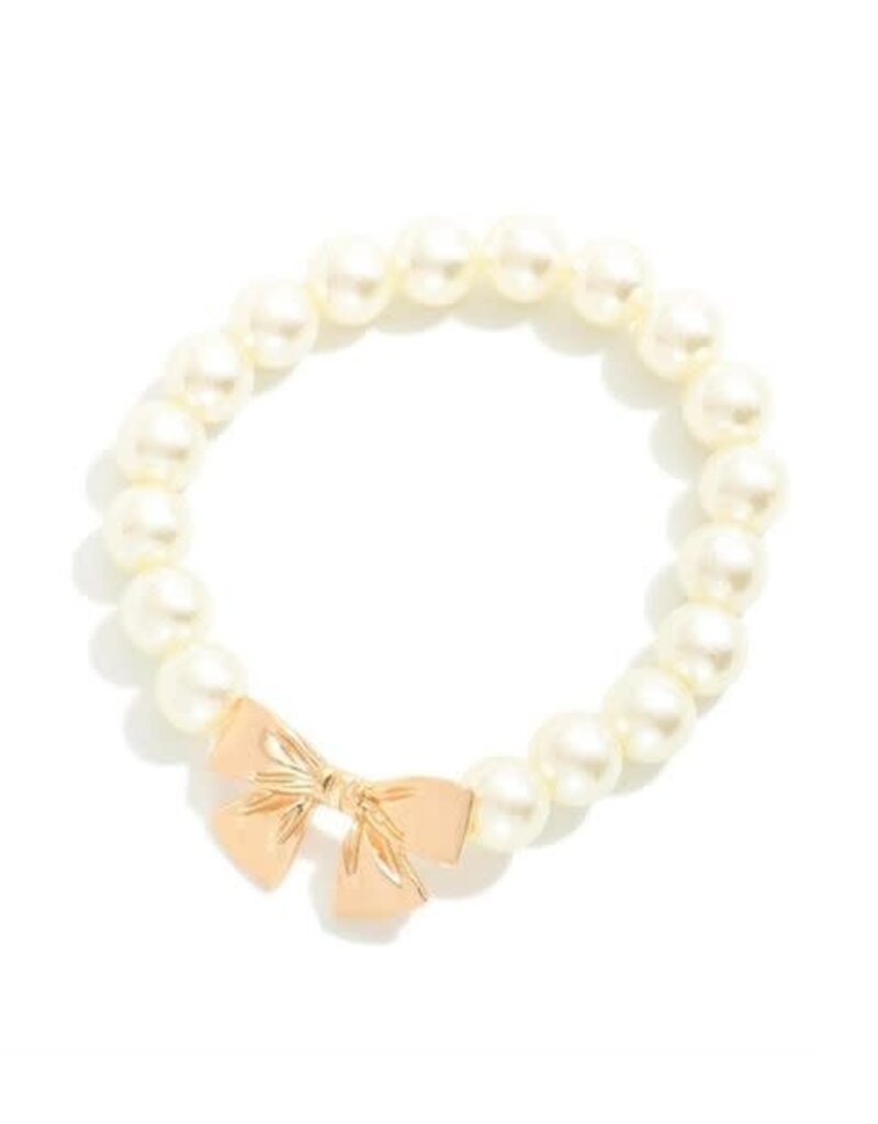 Sweet Pearl Bow Bracelet