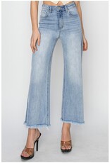 High Rise Crop Wide Leg