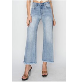 High Rise Crop Wide Leg