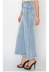 High Rise Crop Wide Leg