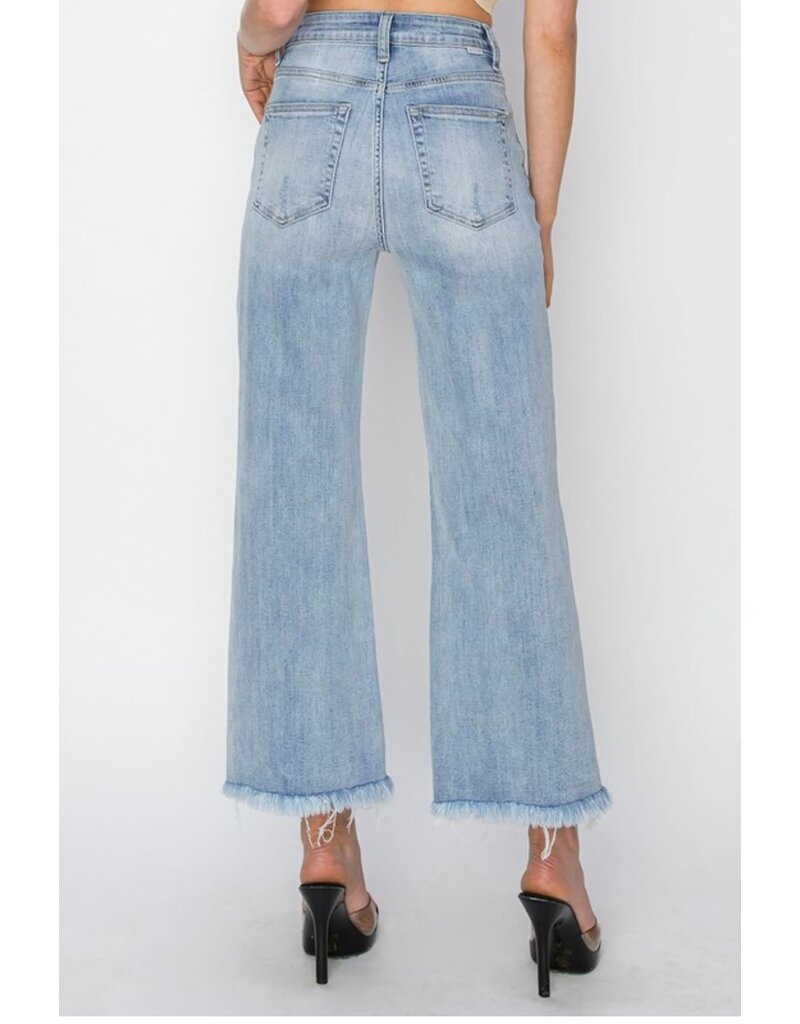High Rise Crop Wide Leg