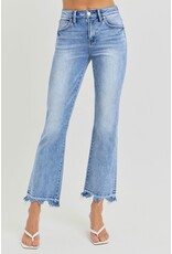 High Rise-Crop Straight Slim Jean