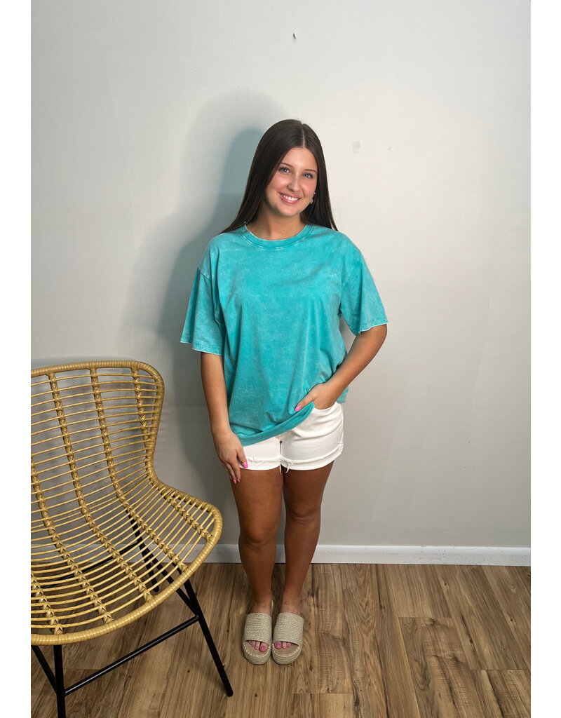 Washed Up Blues Top