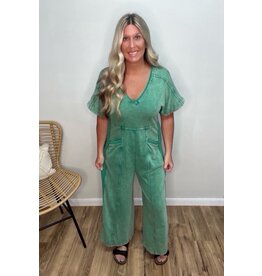 Kelly Green Jumpsuit