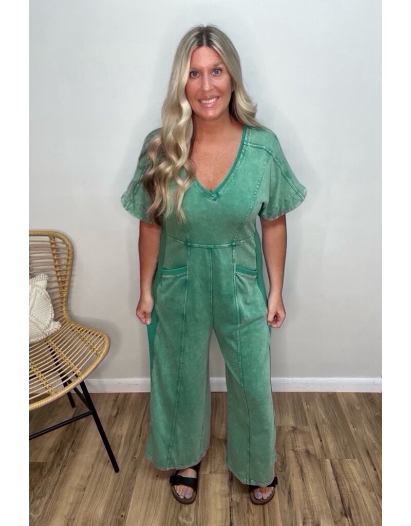 Kelly Green Jumpsuit