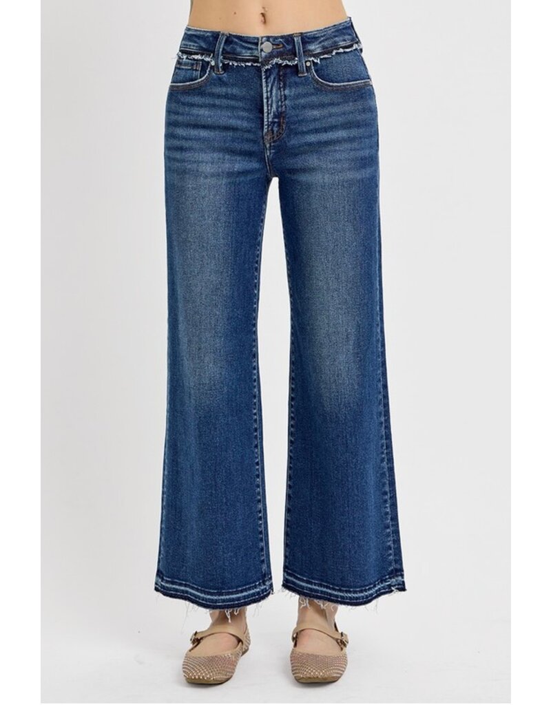 High Rise Wide Leg Crop