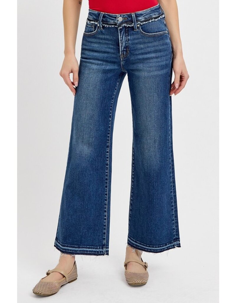 High Rise Wide Leg Crop