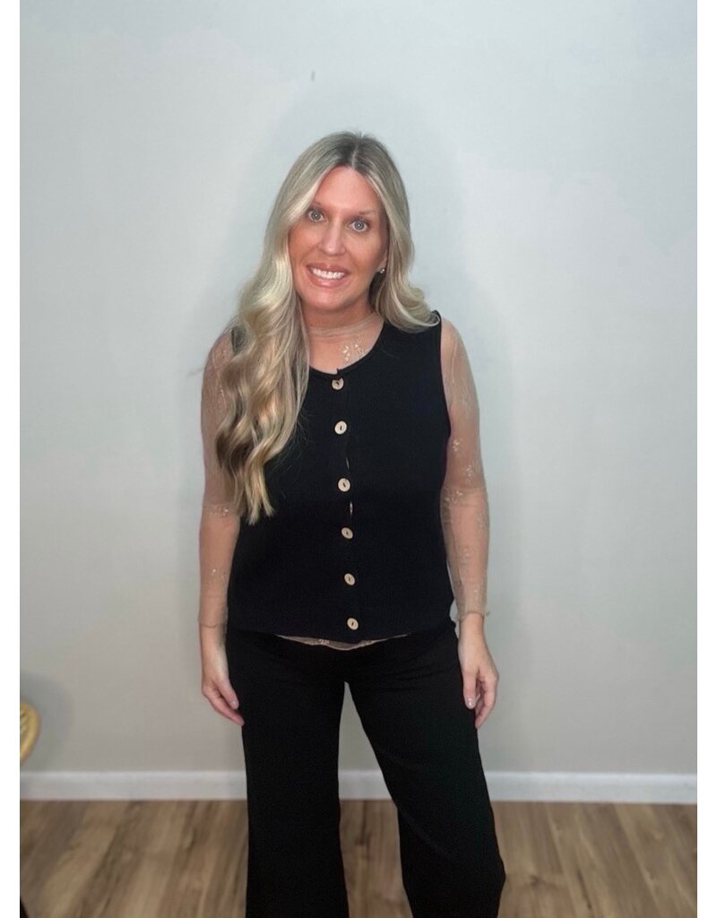 Midnight Vest Top