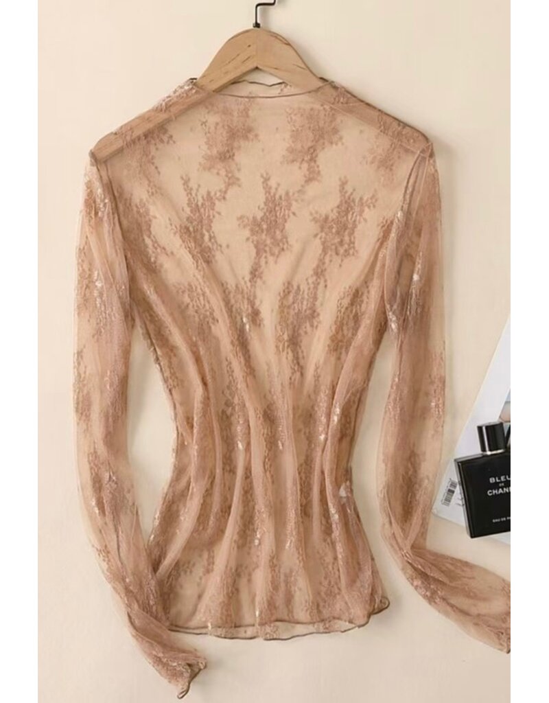 Lace Sheer Top